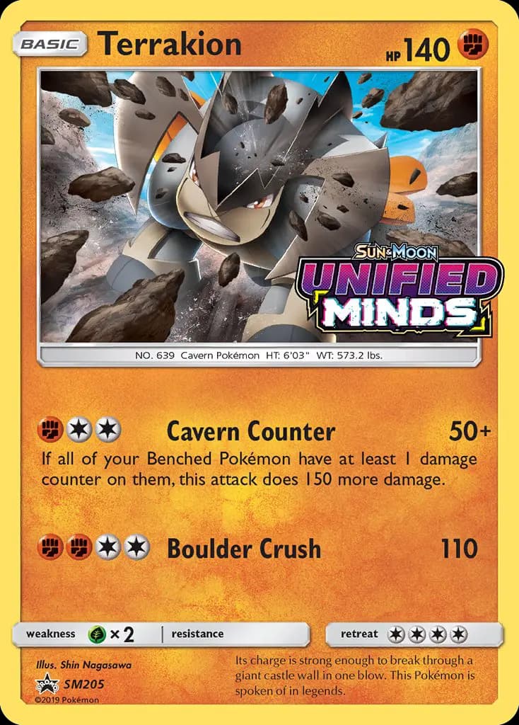 Terrakion - SM Black Star Promos Pokemon Card