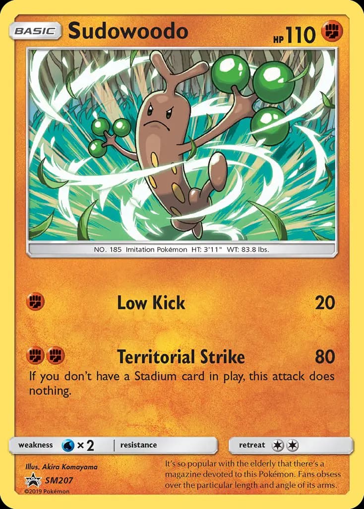 Sudowoodo - SM Black Star Promos Pokemon Card