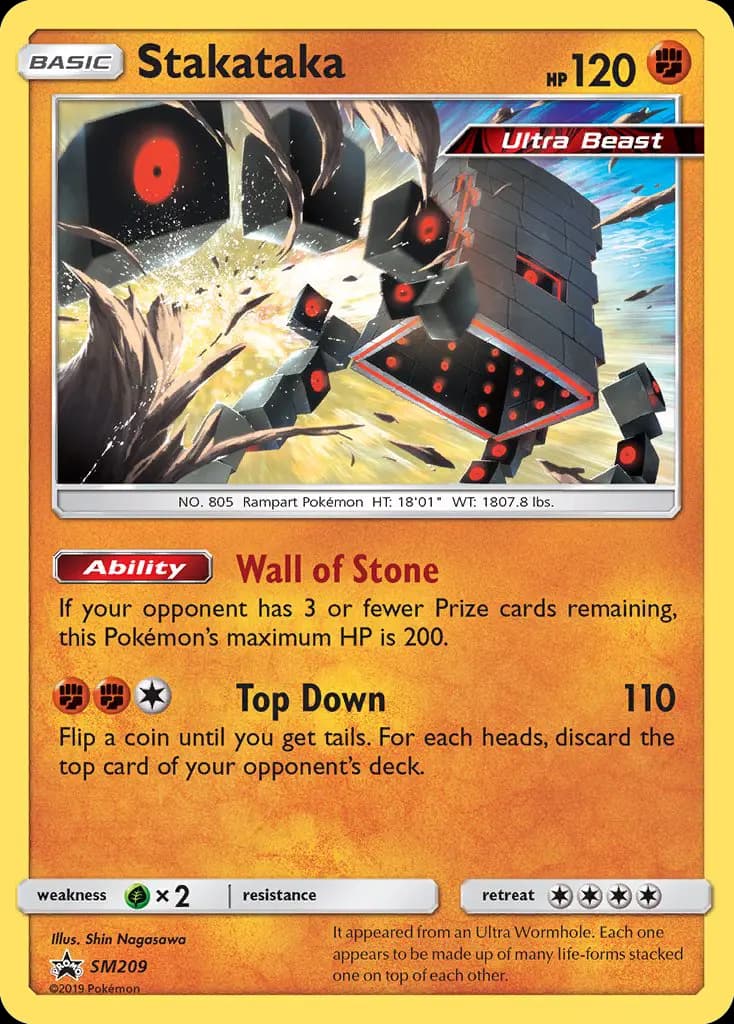 Stakataka - SM Black Star Promos Pokemon Card