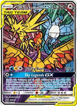 Moltres & Zapdos & Articuno GX - SM Black Star Promos