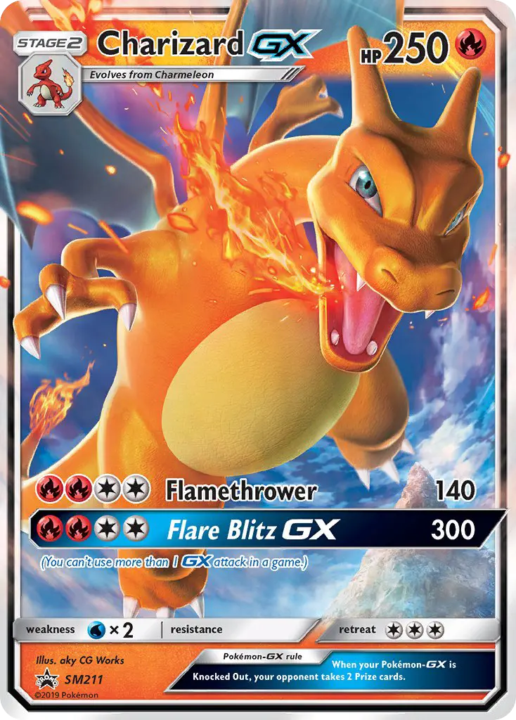 Charizard GX - SM Black Star Promos Pokemon Card