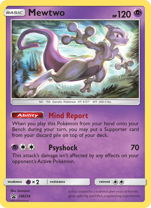Mewtwo - SM Black Star Promos Pokemon Card