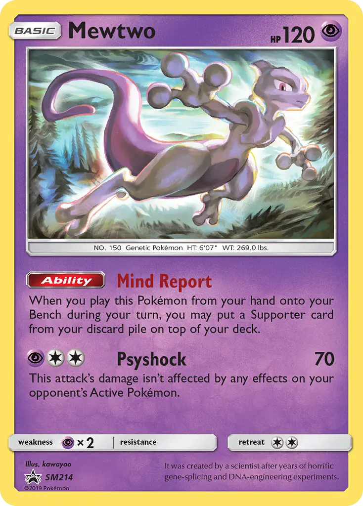 Mewtwo - SM Black Star Promos Pokemon Card