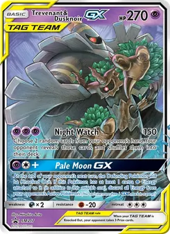 Trevenant & Dusknoir GX - SM Black Star Promos