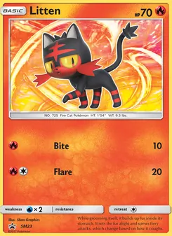 Litten - SM Black Star Promos