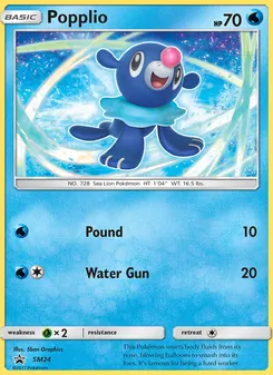 Popplio - SM Black Star Promos