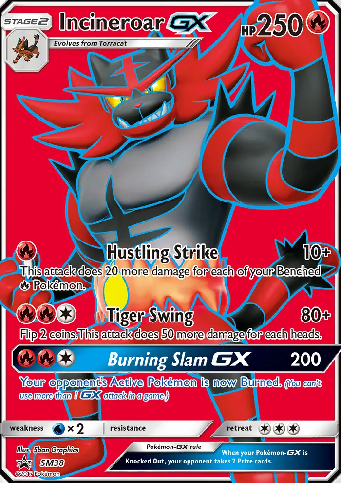 Incineroar GX - SM Black Star Promos Pokemon Card