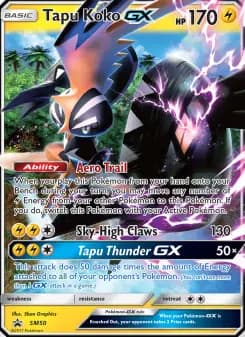 Tapu Koko GX - SM Black Star Promos