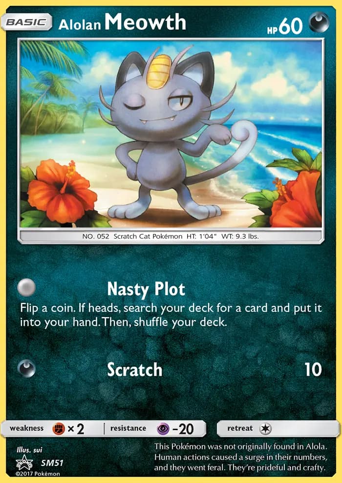 Alolan Meowth - SM Black Star Promos Pokemon Card