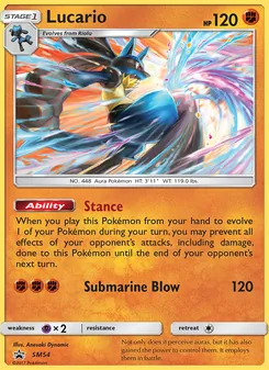Lucario - SM Black Star Promos