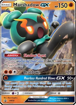 Marshadow GX - SM Black Star Promos