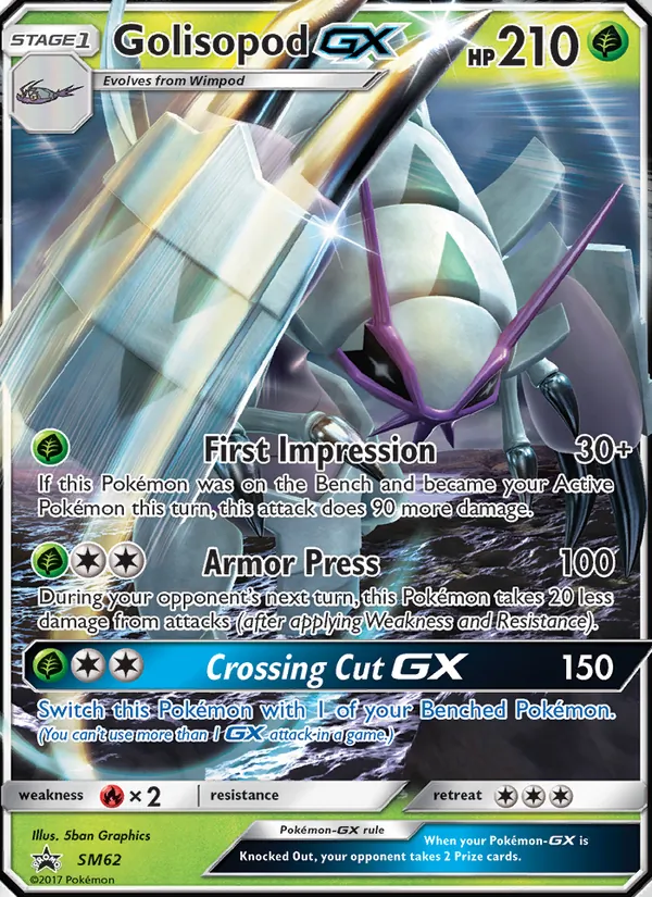Golisopod GX - SM Black Star Promos Pokemon Card