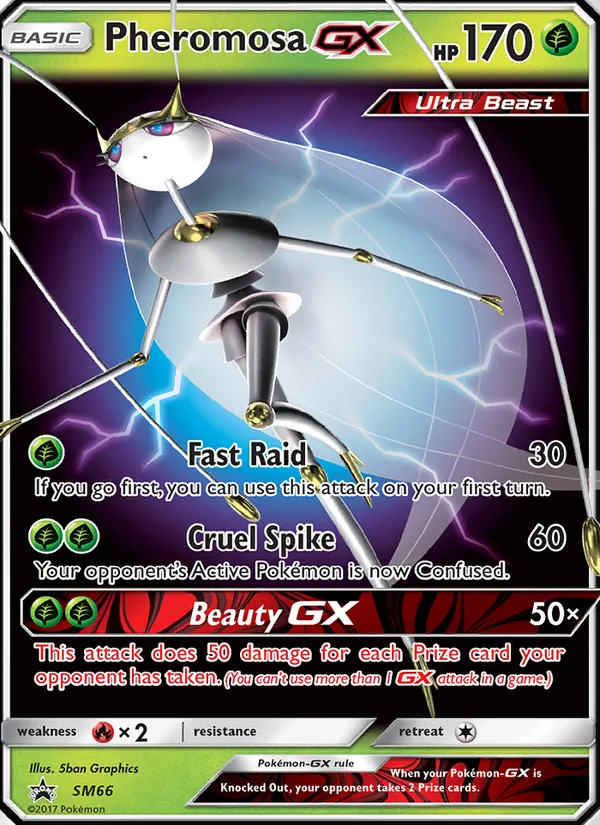 Pheromosa GX - SM Black Star Promos Pokemon Card