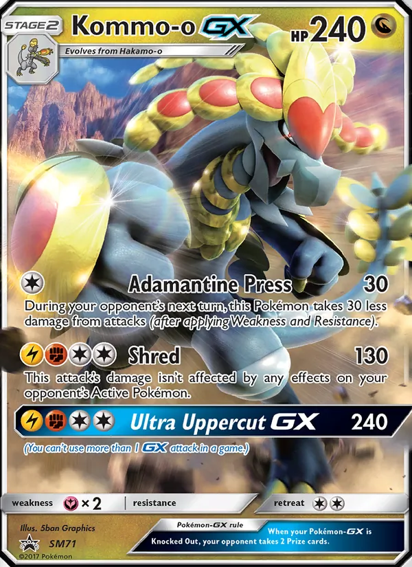 Kommo-o GX - SM Black Star Promos Pokemon Card