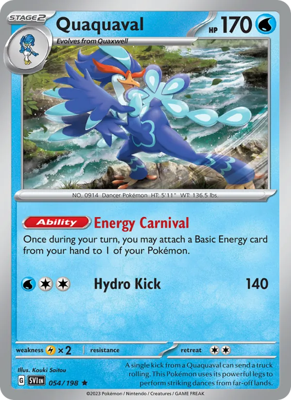 Quaquaval - Scarlet & Violet Pokemon Card