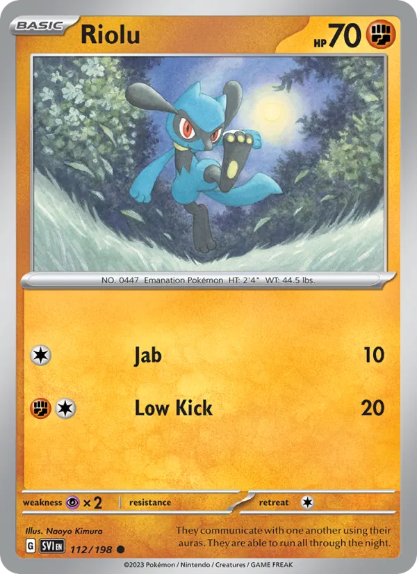 Riolu - Scarlet & Violet Pokemon Card