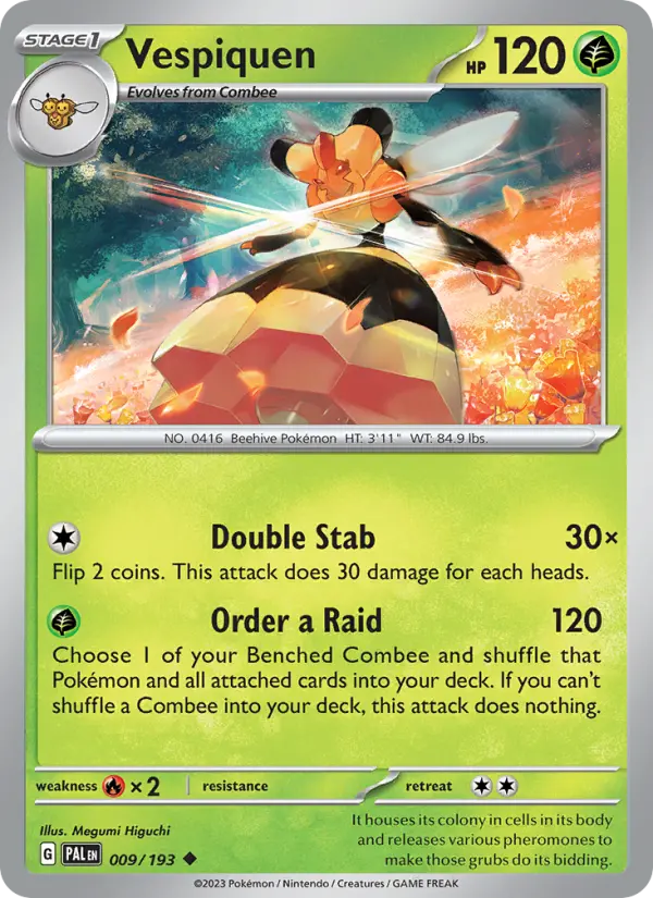Vespiquen - Paldea Evolved Pokemon Card