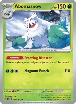 Abomasnow - Paldea Evolved
