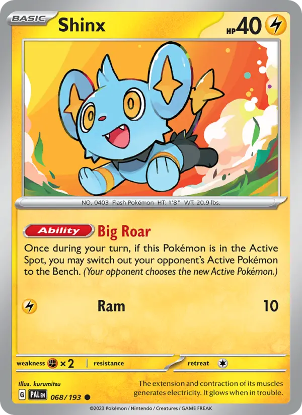 Shinx - Paldea Evolved Pokemon Card