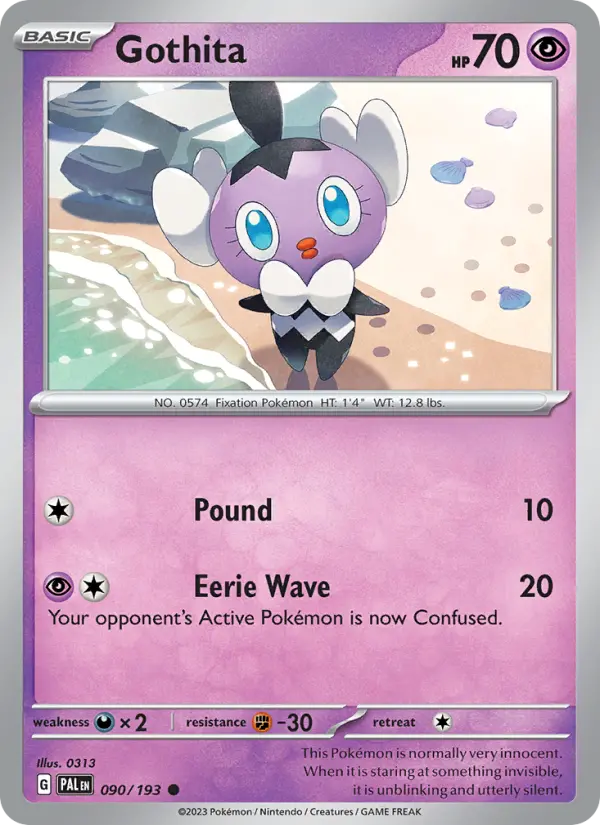 Gothita - Paldea Evolved Pokemon Card