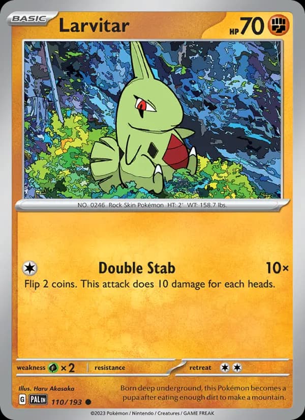 Larvitar - Paldea Evolved Pokemon Card