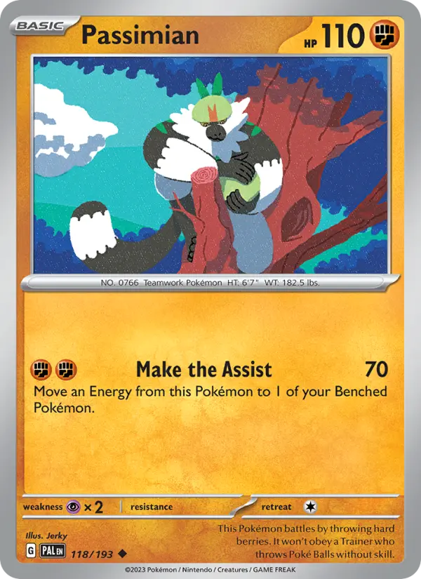 Passimian - Paldea Evolved Pokemon Card