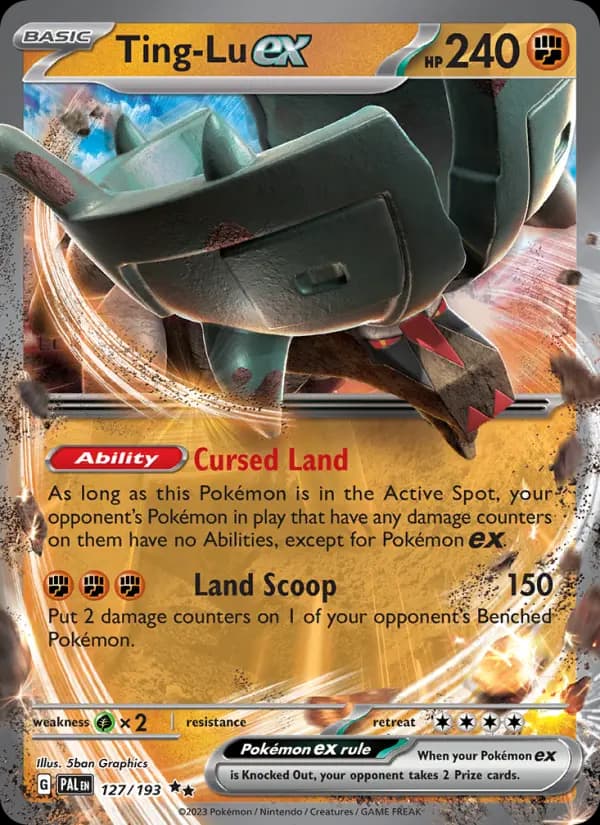 Ting-Lu ex - Paldea Evolved Pokemon Card