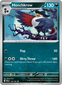 Honchkrow - Paldea Evolved
