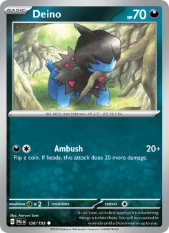 Deino - Paldea Evolved