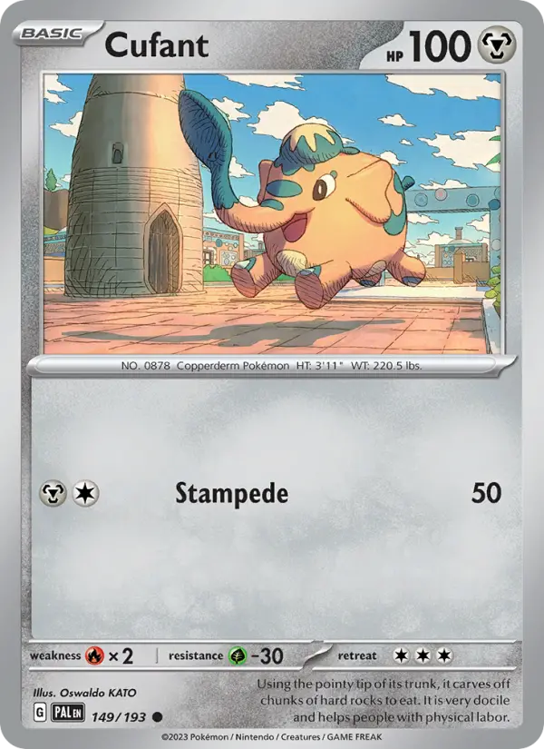 Cufant - Paldea Evolved Pokemon Card