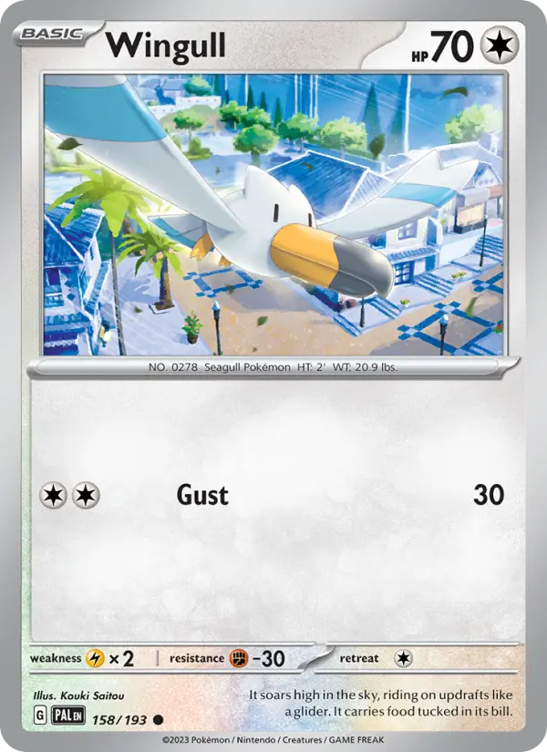Wingull - Paldea Evolved Pokemon Card