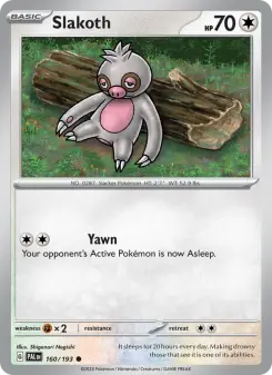 Slakoth - Paldea Evolved