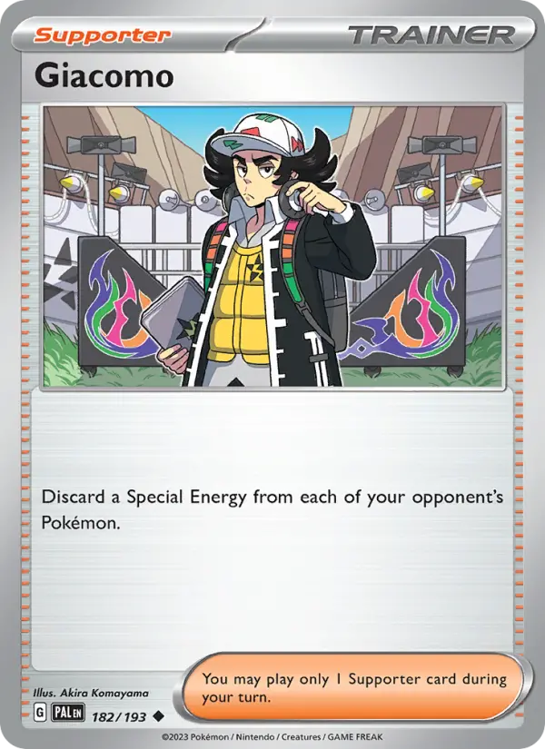 Giacomo - Paldea Evolved Pokemon Card