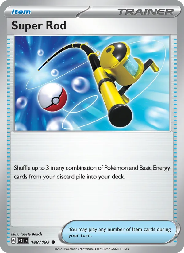 Super Rod - Paldea Evolved Pokemon Card
