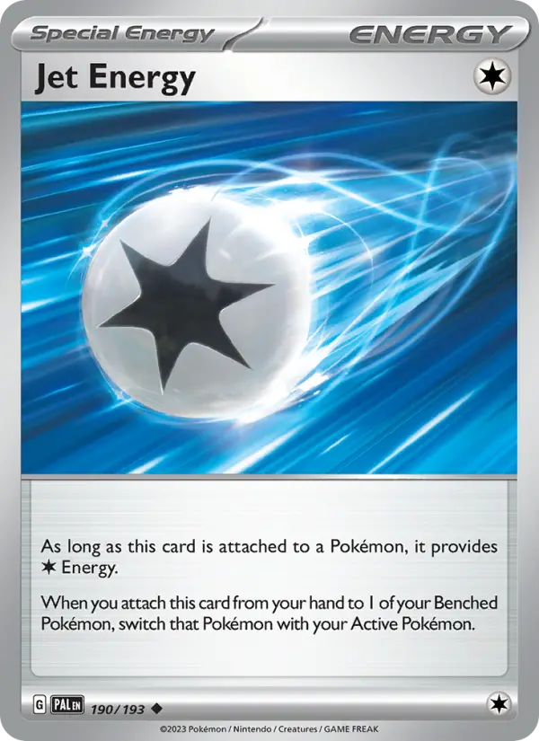 Jet Energy - Paldea Evolved Pokemon Card