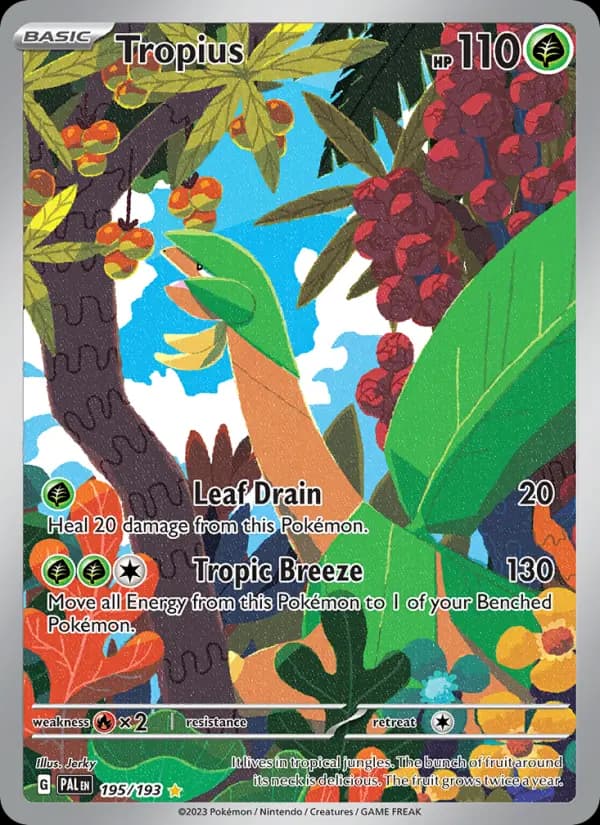 Tropius - Paldea Evolved Pokemon Card