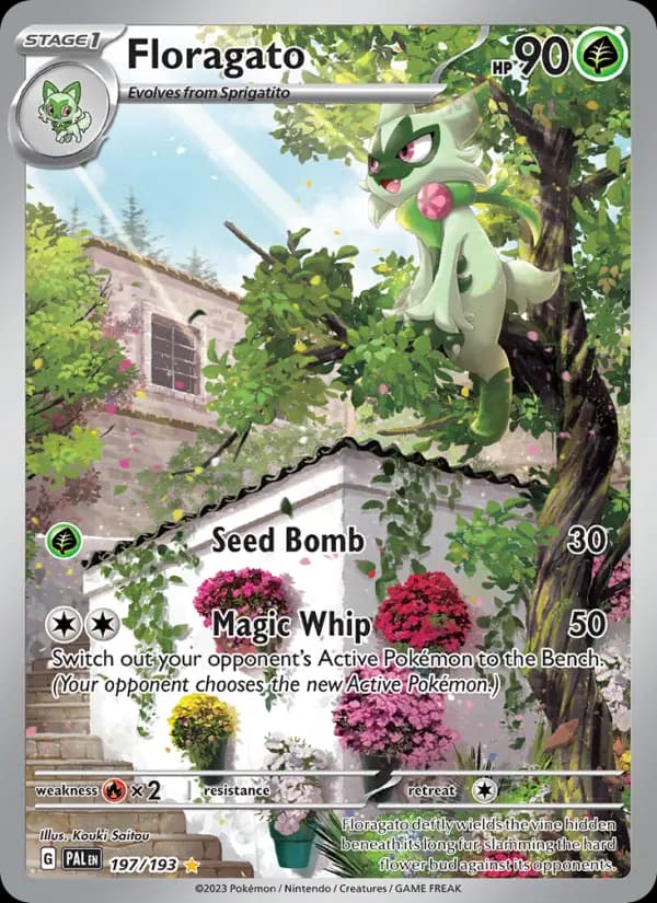 Floragato - Paldea Evolved Pokemon Card