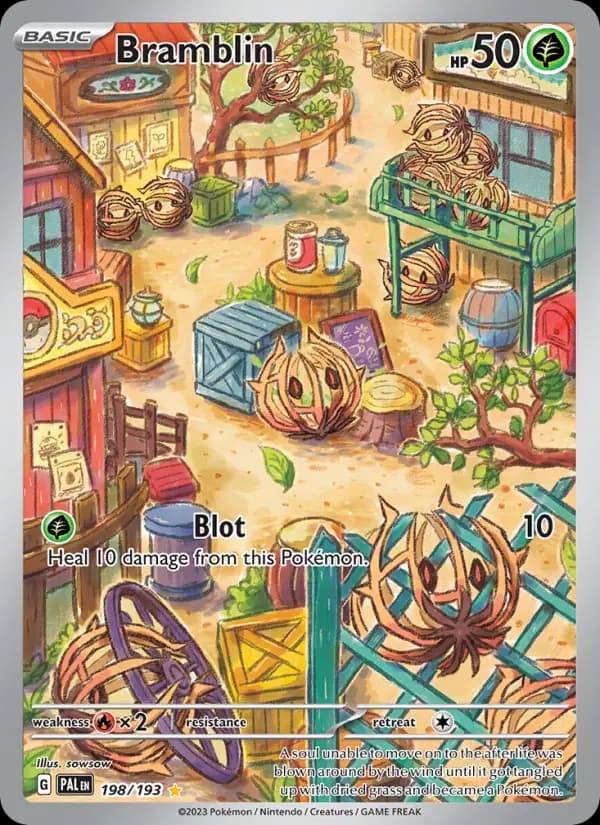 Bramblin - Paldea Evolved Pokemon Card