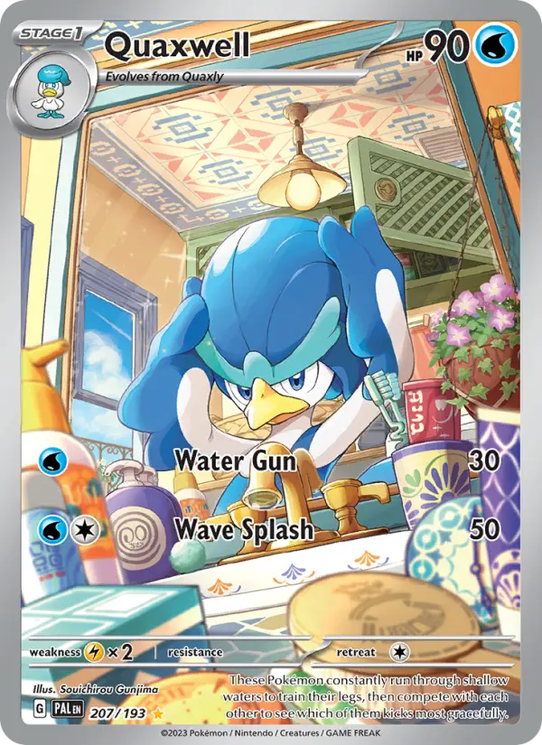 Quaxwell - Paldea Evolved Pokemon Card