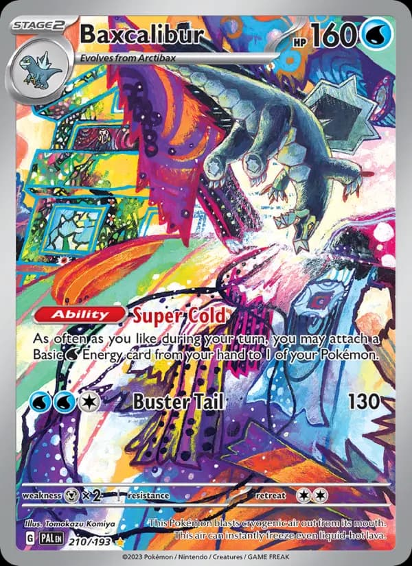 Baxcalibur - Paldea Evolved Pokemon Card