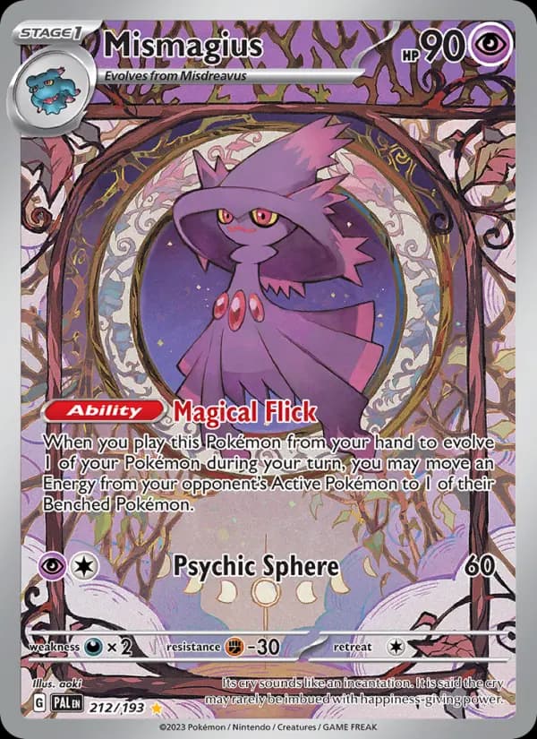Mismagius - Paldea Evolved Pokemon Card