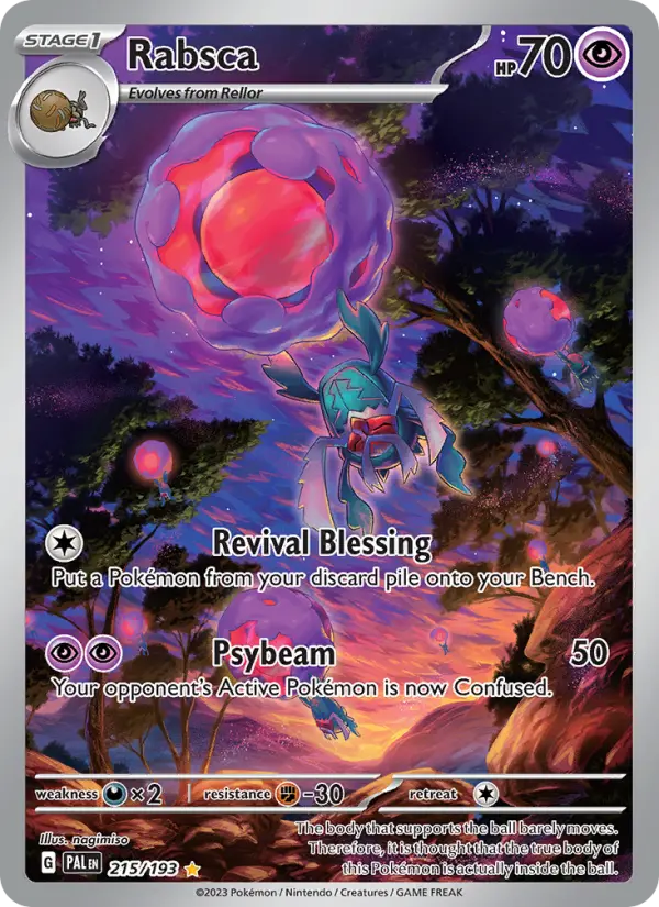 Rabsca - Paldea Evolved Pokemon Card