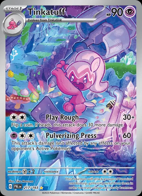 Tinkatuff - Paldea Evolved Pokemon Card