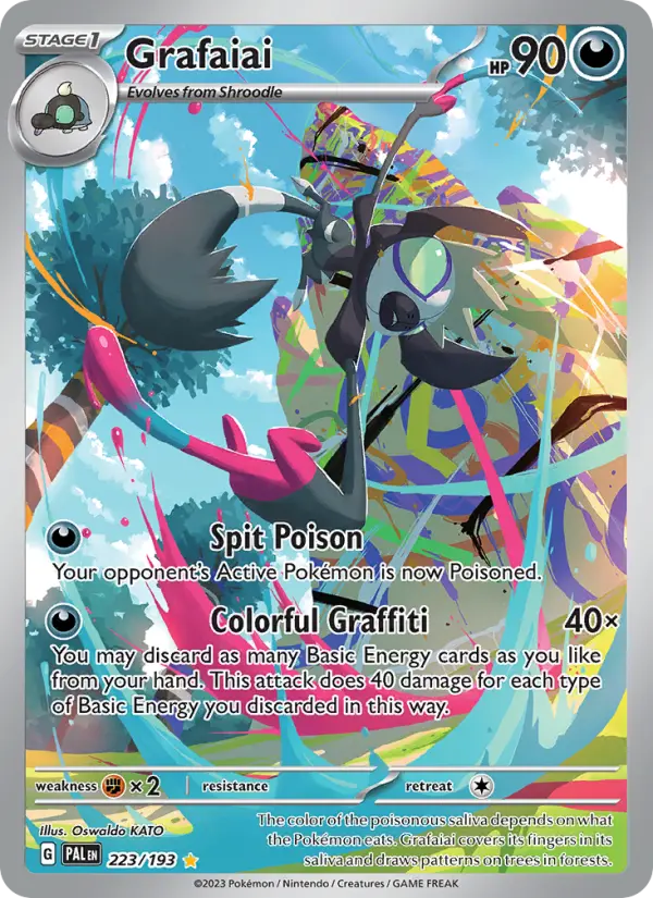 Grafaiai - Paldea Evolved Pokemon Card