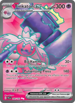 Tinkaton ex - Paldea Evolved