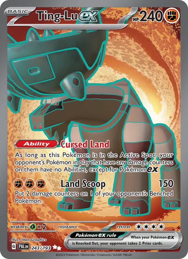 Ting-Lu ex - Paldea Evolved Pokemon Card