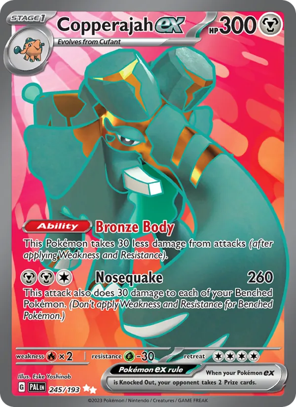 Copperajah ex - Paldea Evolved Pokemon Card