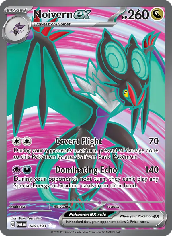 Noivern ex - Paldea Evolved Pokemon Card