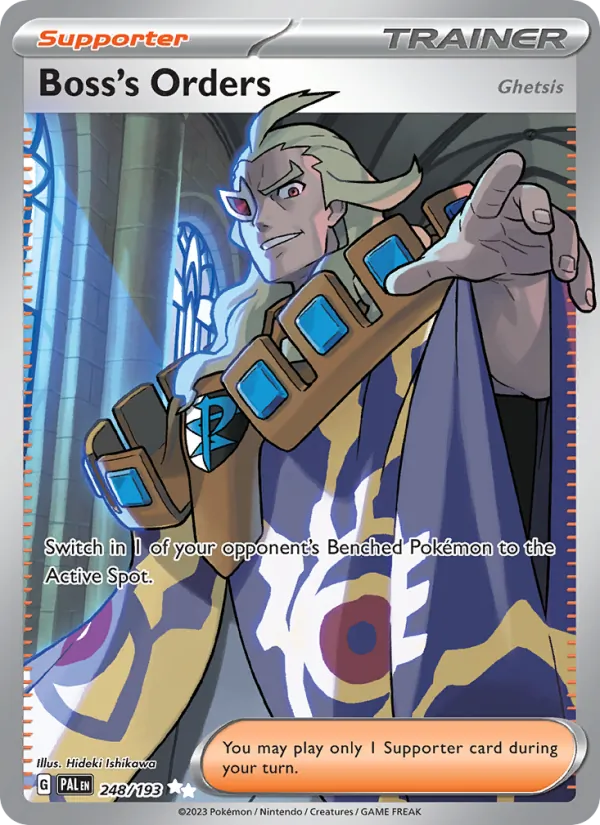 Boss's Orders - Paldea Evolved Pokemon Card