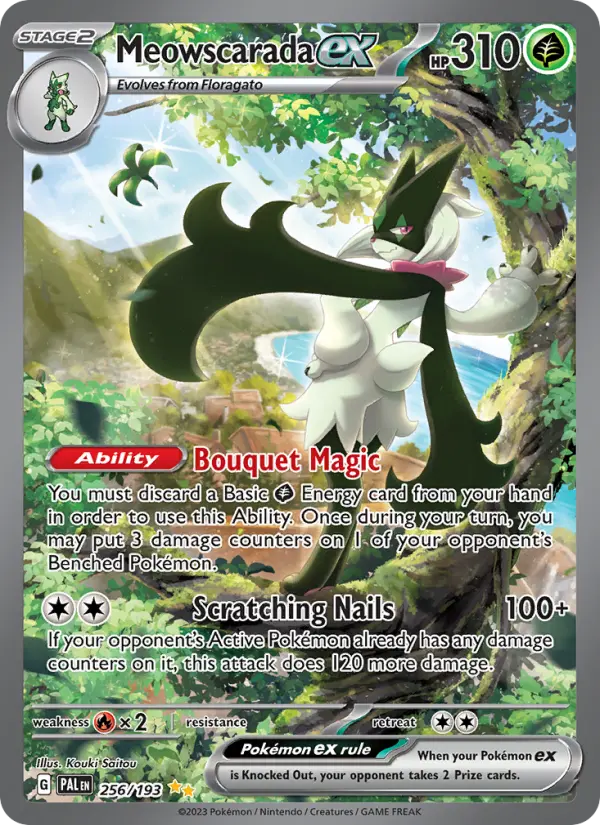 Meowscarada ex - Paldea Evolved Pokemon Card